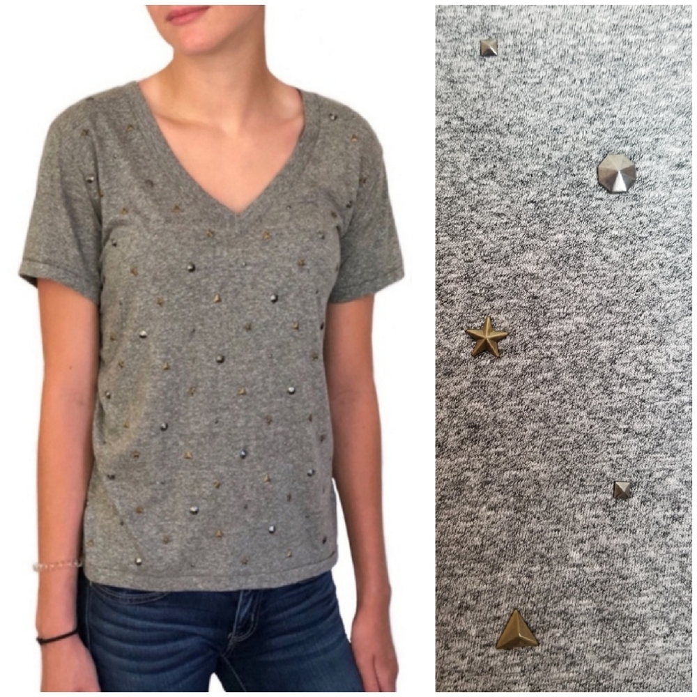 CURRENT/ELLIOTT Star Studded Shirt